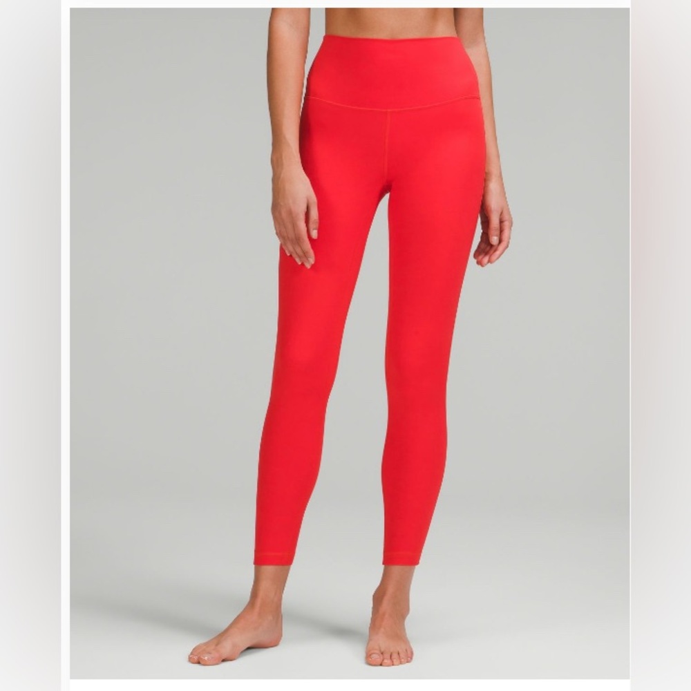 LuluLemon Align 25” HR Pant - Carnation Red